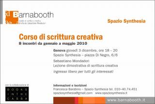 Giovedì 3 dicembre: Scuola Barnabooth a Genova Giovedì 3 dicembre: Scuola Barnabooth a Genova