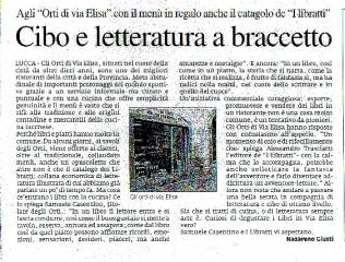 Il Corriere di Lucca, 23 aprile 2009 Il Corriere di Lucca, 23 aprile 2009