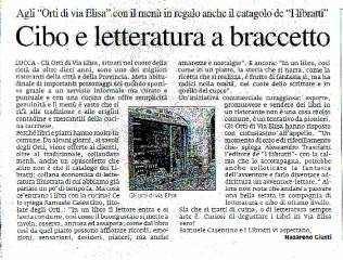 Il Corriere di Lucca, 23 aprile 2009