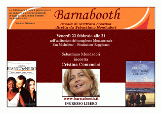 Cristina Comencini alla Barnabooth Cristina Comencini alla Barnabooth